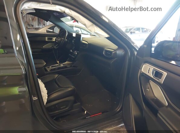 1FM5K8GC5MGC39292 2021 FORD EXPLORER Gray Vista interior delantera