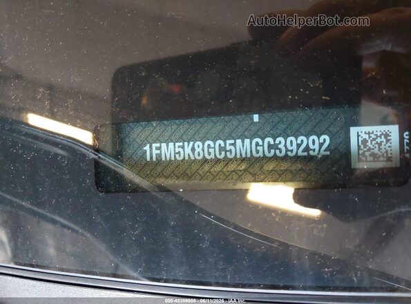 1FM5K8GC5MGC39292 2021 FORD EXPLORER Gray Vista del compartimento del motor