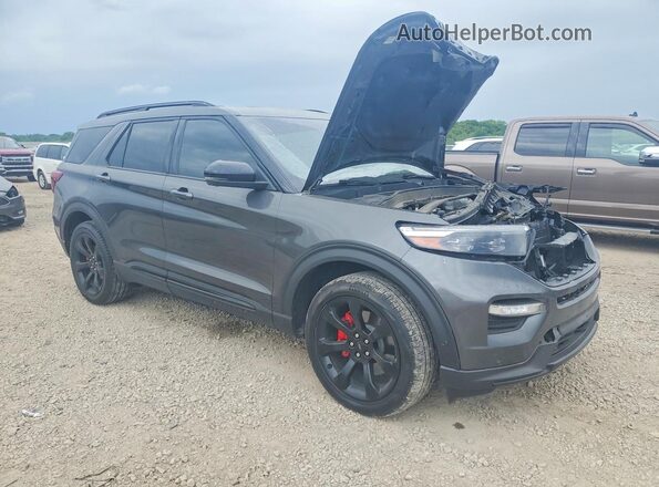 1FM5K8GC6LGA02955 2020 FORD EXPLORER Charcoal Передня права чверть