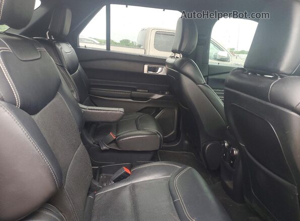 1FM5K8GC6LGA02955 2020 FORD EXPLORER Charcoal Вид задньої частини салону