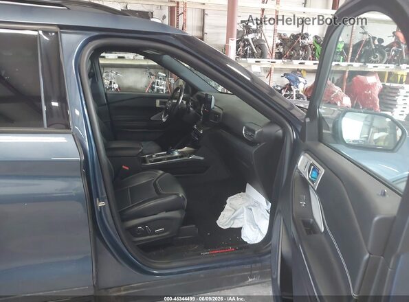 1FM5K8GC6LGA79342 2020 FORD EXPLORER Blue Vista interior delantera
