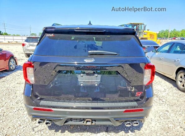 1FM5K8GC6LGC90279 2020 FORD EXPLORER Black Rear view
