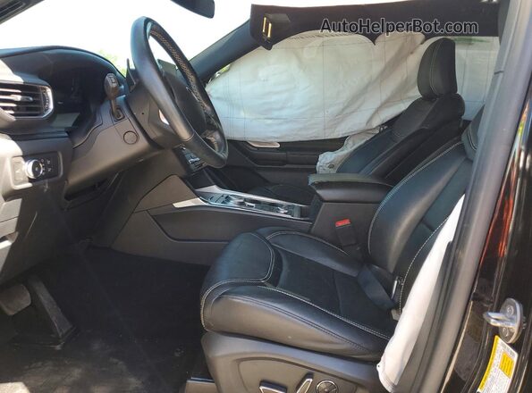 1FM5K8GC6LGC90279 2020 FORD EXPLORER Black Front interior view