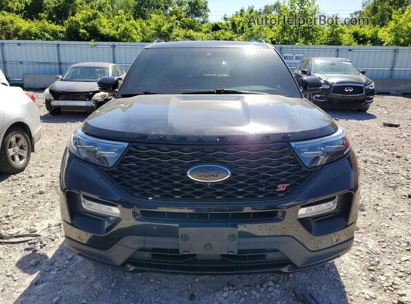 1FM5K8GC6LGC90279 2020 FORD EXPLORER Black Front view