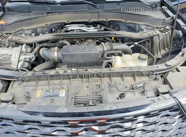 1FM5K8GC6LGD15231 2020 FORD EXPLORER Black Widok komory silnika