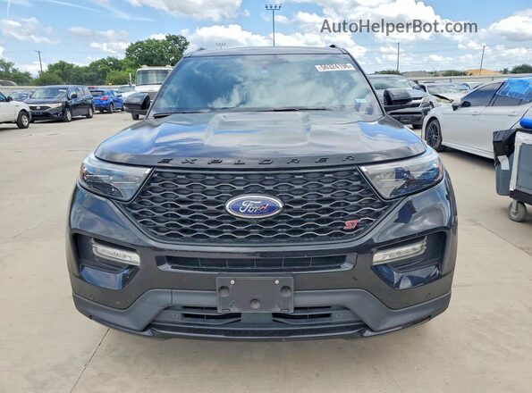1FM5K8GC6LGD15231 2020 FORD EXPLORER Black Widok z przodu