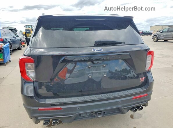 1FM5K8GC6LGD15231 2020 FORD EXPLORER Black Widok z tyłu