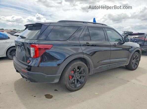 1FM5K8GC6LGD15231 2020 FORD EXPLORER Black Tył prawy