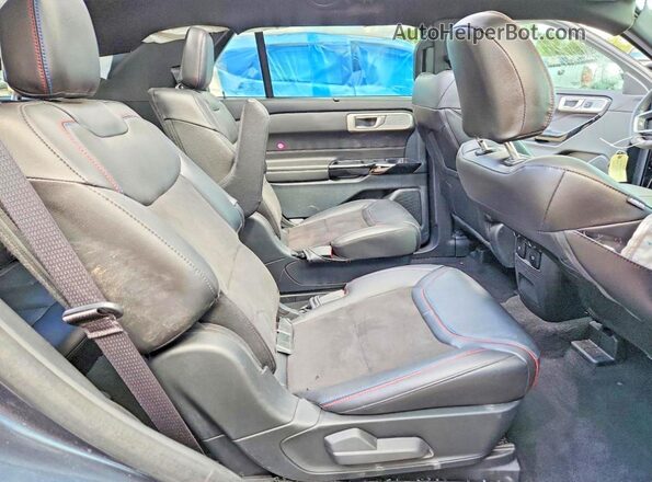 1FM5K8GC6RGA52179 2024 FORD EXPLORER Charcoal Vista interior trasera
