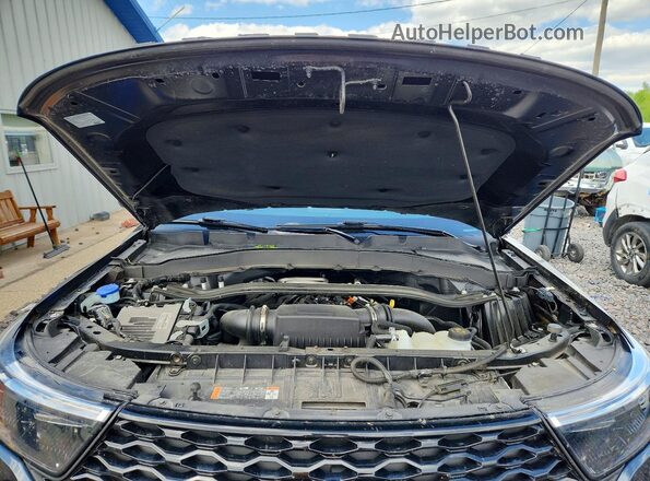 1FM5K8GC6RGA52179 2024 FORD EXPLORER Charcoal Vista del compartimento del motor