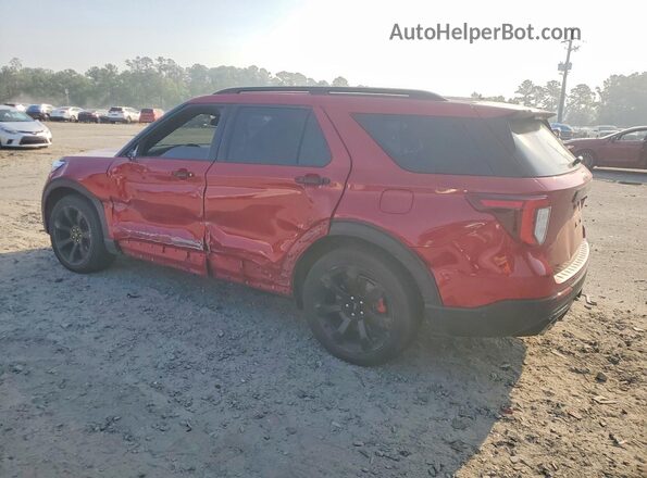 1FM5K8GC7LGC24887 2020 FORD EXPLORER Red Задня ліва чверть