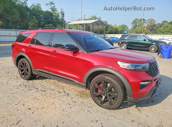 1FM5K8GC7LGC24887 2020 FORD EXPLORER Red Передня права чверть