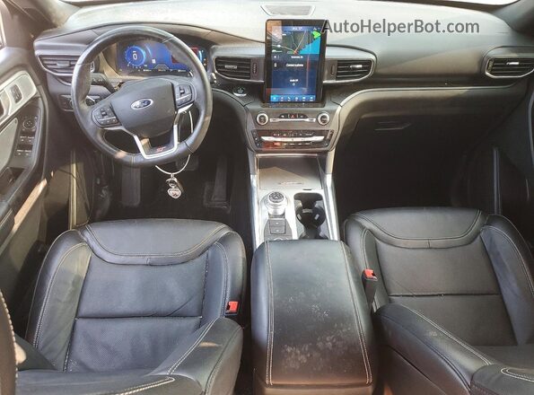 1FM5K8GC7LGC24887 2020 FORD EXPLORER Red Вид панелі приладів