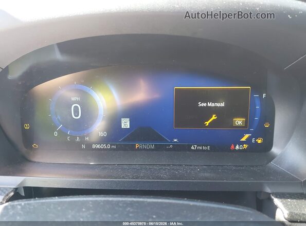 1FM5K8GC7LGD10636 2020 FORD EXPLORER White Widok tylnych siedzeń