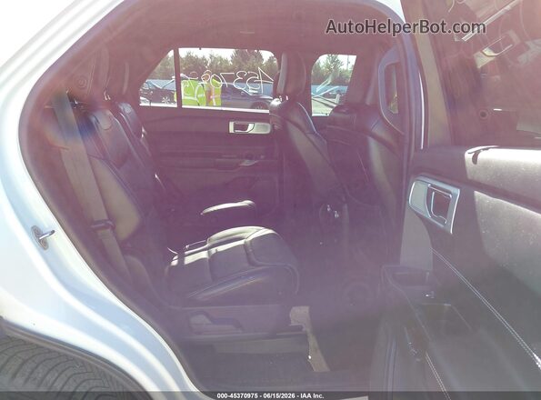 1FM5K8GC7LGD10636 2020 FORD EXPLORER White Widok naklejki z numerem VIN