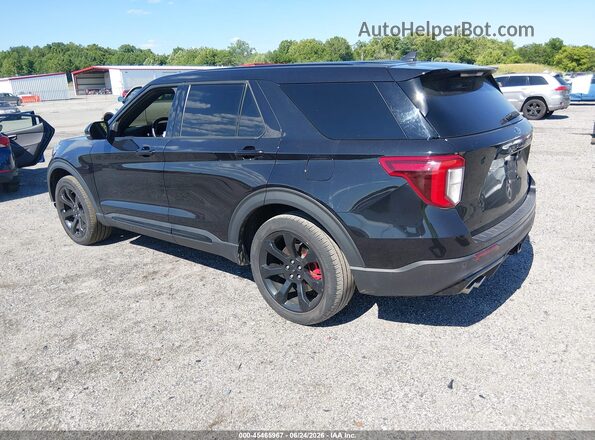 1FM5K8GC7NGC46875 2022 FORD EXPLORER Black Задня ліва чверть