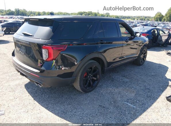 1FM5K8GC7NGC46875 2022 FORD EXPLORER Black Задня права чверть