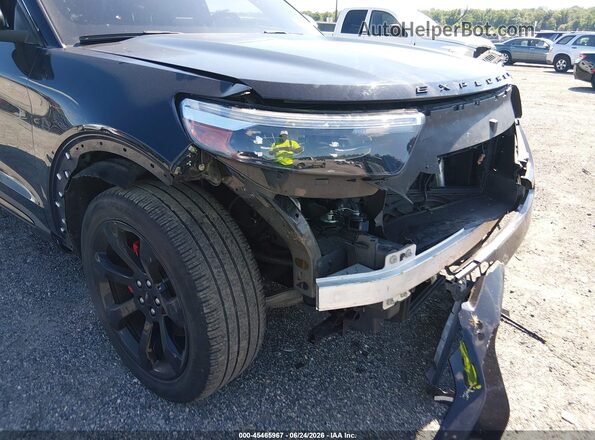 1FM5K8GC7NGC46875 2022 FORD EXPLORER Black Вид спереду