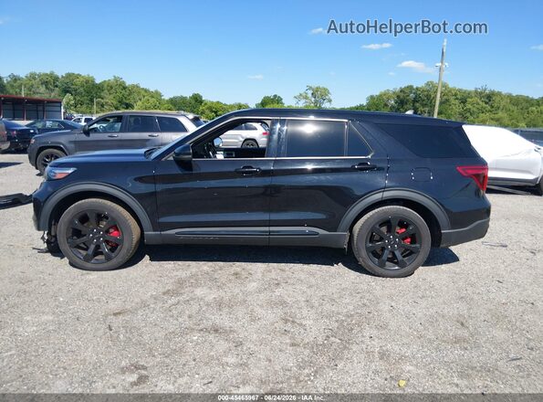 1FM5K8GC7NGC46875 2022 FORD EXPLORER Black Панорамний вид салону 360°