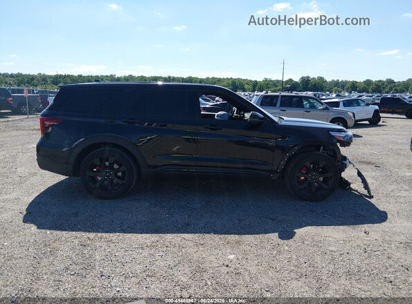 1FM5K8GC7NGC46875 2022 FORD EXPLORER Black Вид задньої частини салону