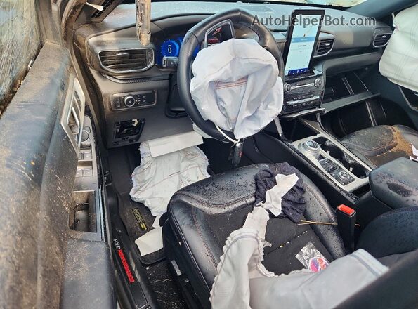 1FM5K8GC7RGA01077 2024 FORD EXPLORER Silver Առջևի վահանակի տեսք