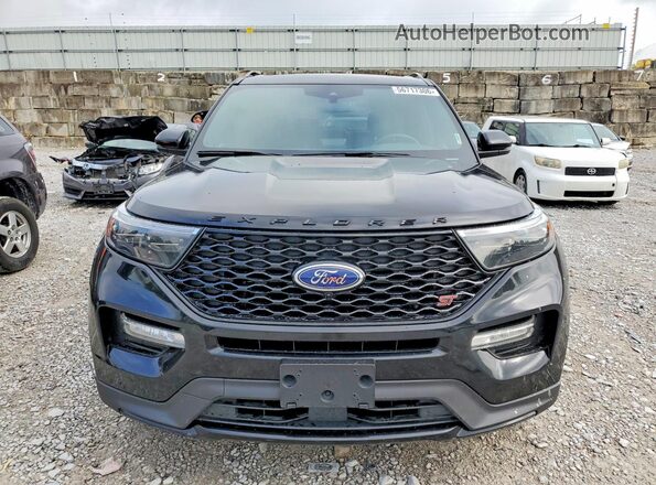 1FM5K8GC8LGA02276 2020 FORD EXPLORER Black წინა ხედი