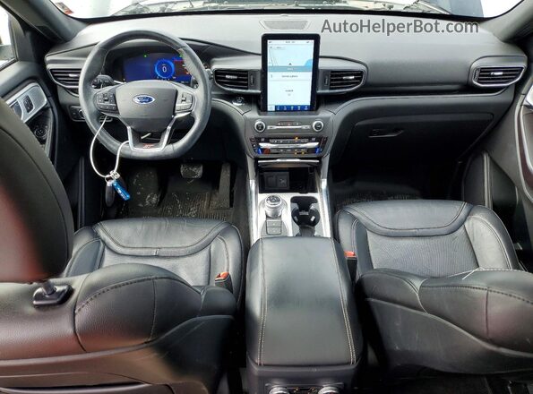 1FM5K8GC8LGA02276 2020 FORD EXPLORER Black წინა პანელის ხედი