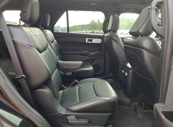 1FM5K8GC8LGA02276 2020 FORD EXPLORER Black უკანა სალონის ხედი