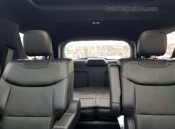 1FM5K8GC8LGA02276 2020 FORD EXPLORER Black უკანა სავარძლების ხედი