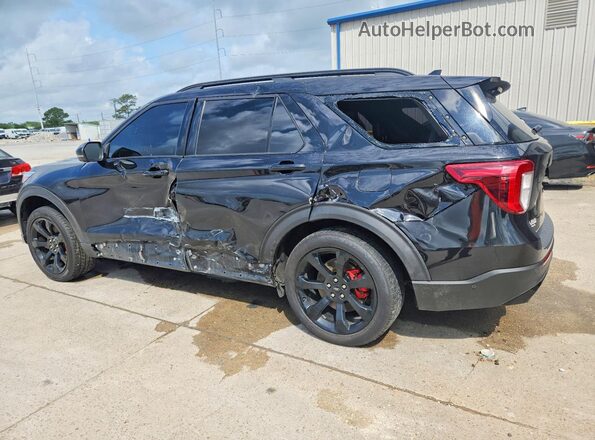 1FM5K8GC8LGA95042 2020 FORD EXPLORER Black Rear left