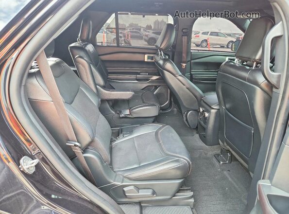 1FM5K8GC8LGA95042 2020 FORD EXPLORER Black Rear interior view