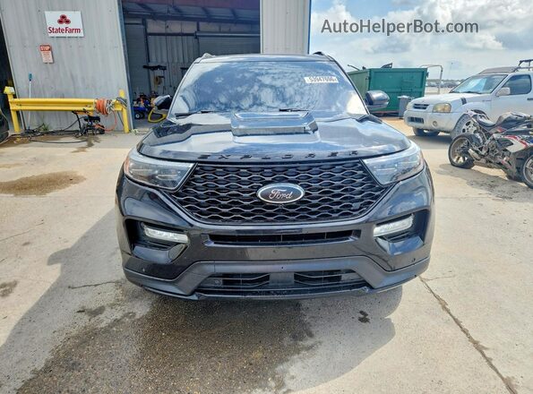 1FM5K8GC8LGA95042 2020 FORD EXPLORER Black Front view