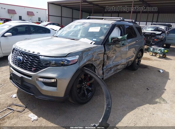 1FM5K8GC8LGC31556 2020 FORD EXPLORER Gray Przód lewy
