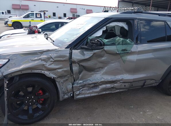 1FM5K8GC8LGC31556 2020 FORD EXPLORER Gray Widok z przodu