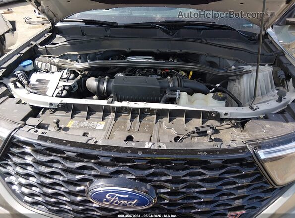 1FM5K8GC8LGC31556 2020 FORD EXPLORER Gray Widok z tyłu