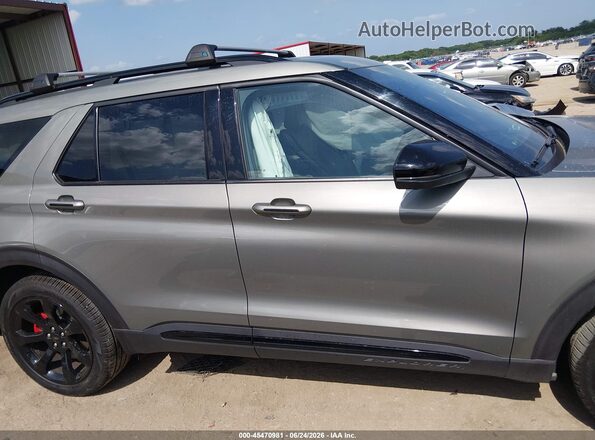 1FM5K8GC8LGC31556 2020 FORD EXPLORER Gray Widok wnętrza z tyłu