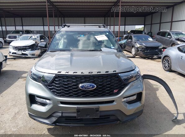 1FM5K8GC8LGC31556 2020 FORD EXPLORER Gray Widok zestawu wskaźników