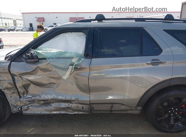 1FM5K8GC8LGC31556 2020 FORD EXPLORER Gray Widok wnętrza 360 stopni