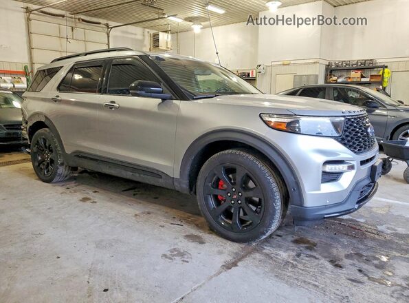 1FM5K8GC8MGA71521 2021 FORD EXPLORER Silver Передня права чверть