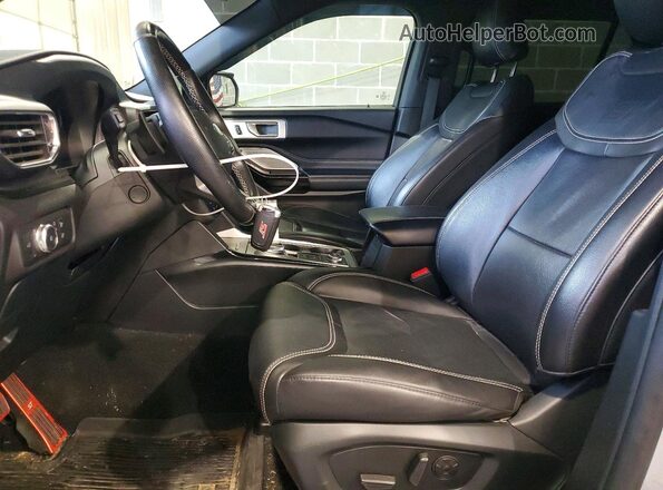 1FM5K8GC8MGA71521 2021 FORD EXPLORER Silver Вид салону спереду