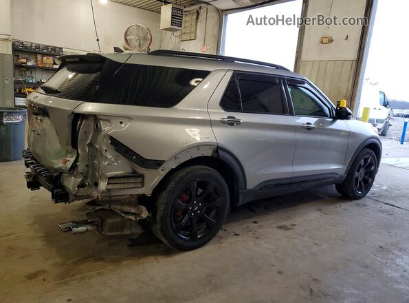 1FM5K8GC8MGA71521 2021 FORD EXPLORER Silver Задня права чверть