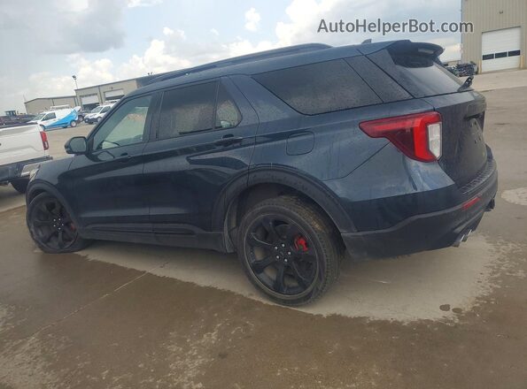 1FM5K8GC8RGA37229 2024 FORD EXPLORER Blue Rear left