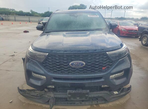 1FM5K8GC8RGA37229 2024 FORD EXPLORER Blue Front view