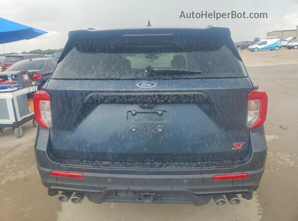1FM5K8GC8RGA37229 2024 FORD EXPLORER Blue Rear view