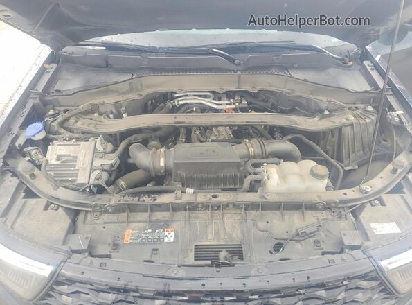 1FM5K8GC8RGA37229 2024 FORD EXPLORER Blue Engine compartment view