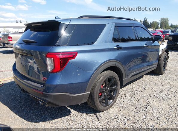 1FM5K8GCXLGC31719 2020 FORD EXPLORER Blue უკანა მარჯვენა