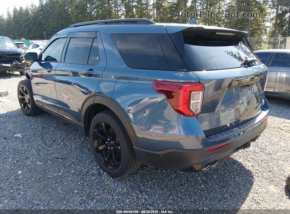 1FM5K8GCXLGC31719 2020 FORD EXPLORER Blue უკანა მარცხენა