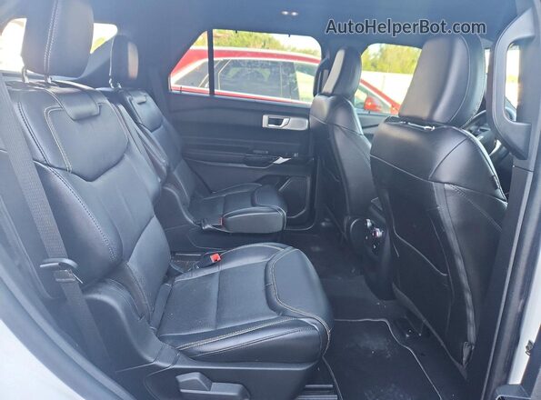 1FM5K8GCXMGB59907 2021 FORD EXPLORER Белый Вид задних сидений