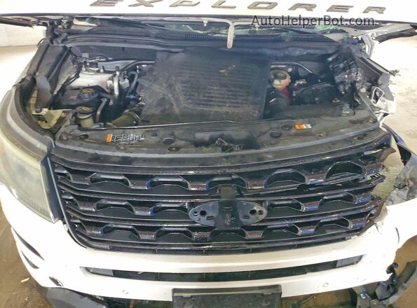 1FM5K8GT0GGC82815 2016 FORD EXPLORER White Շարժիչի բաժամունքի տեսք