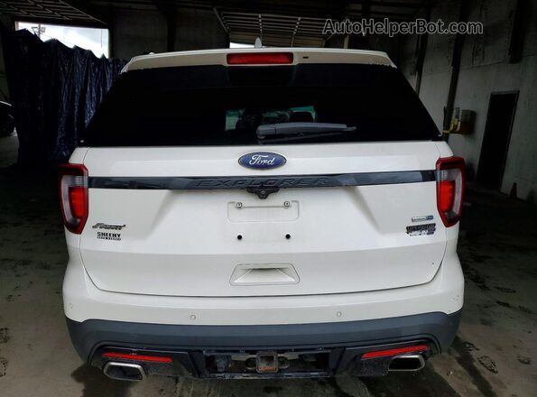 1FM5K8GT0GGC82815 2016 FORD EXPLORER White Հետևի տեսք